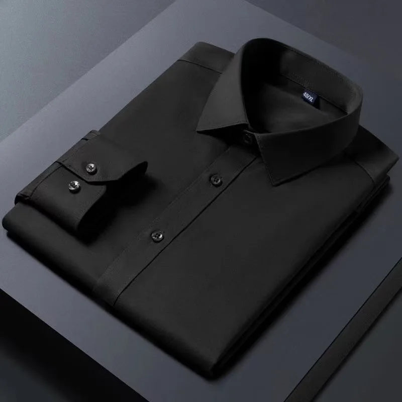 The Professional Edge: Men’s Slim-Fit Easy-Care Business Shirt