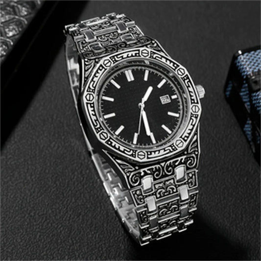 The Executive Standard: Men’s Luxury Stainless Steel Business Watch