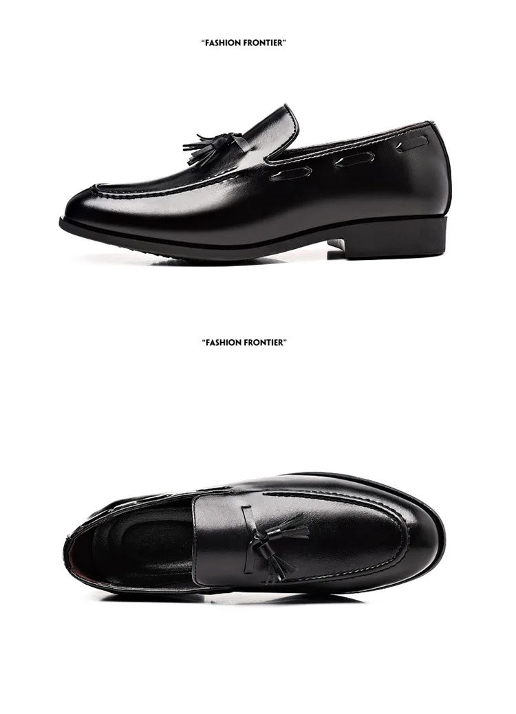 The Modern Gentleman: Men’s Plus-Size Leather Business & Wedding Shoes