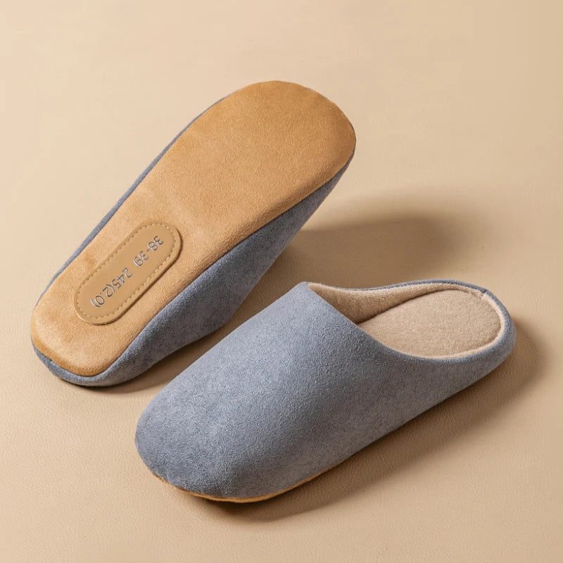 The Quiet Comfort: Men’s Ultra-Light Winter Indoor Slippers
